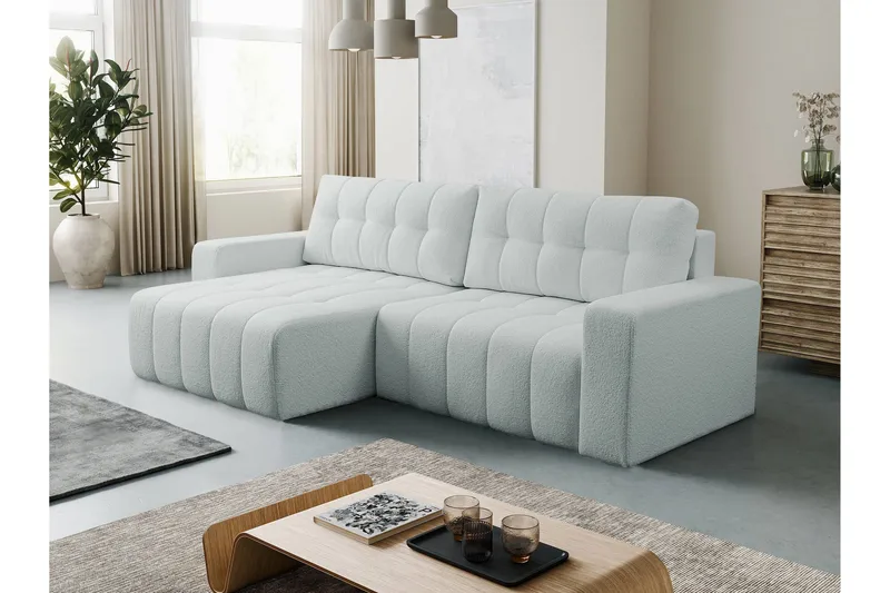 Doryn Vuodedivaanisohva, 3-istuttava - Harmaa - Huonekalut - Sohva - Vuodesohva