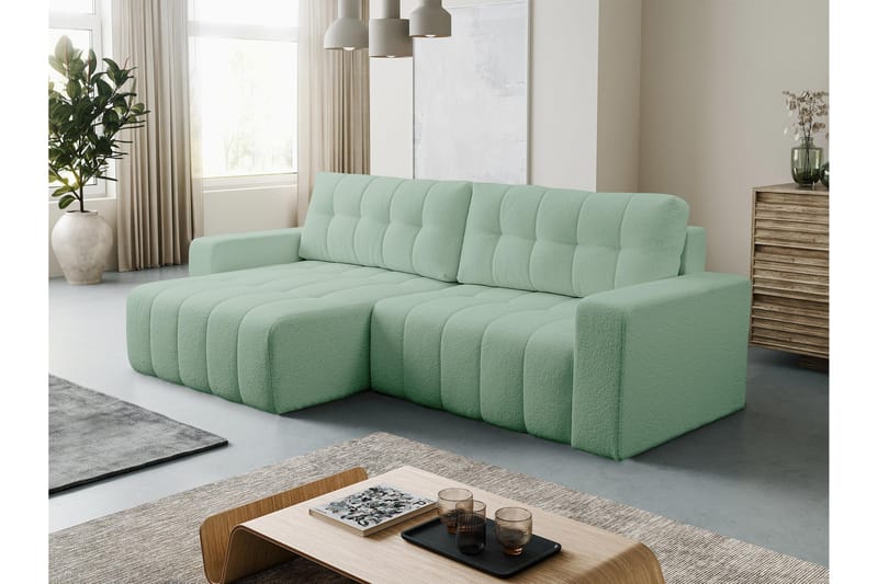 Doryn Vuodedivaanisohva, 3-istuttava - Vihreä - Huonekalut - Sohva - Vuodesohva