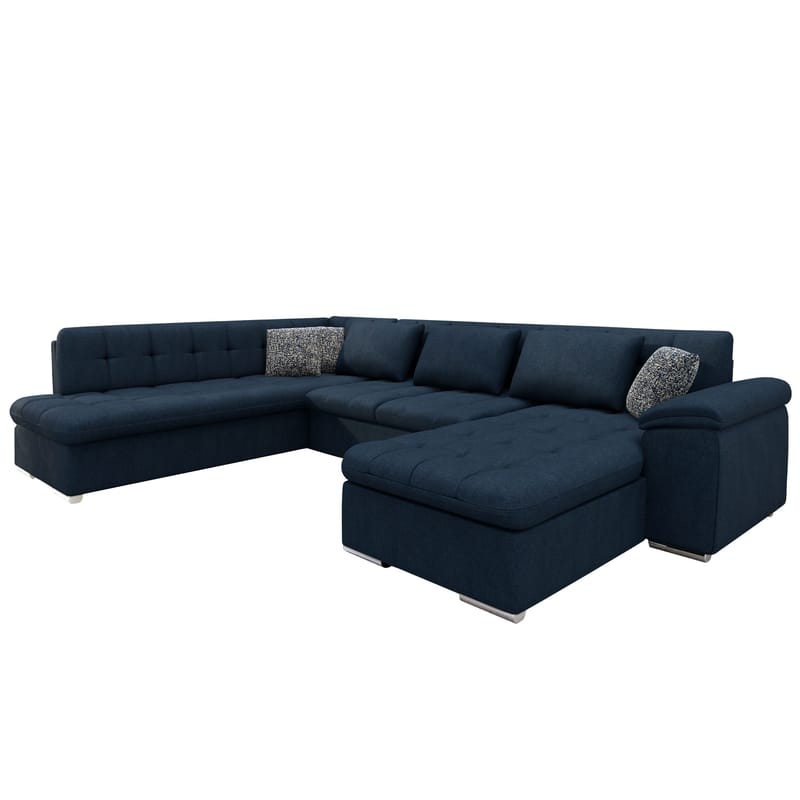 Dynir Vuodesohva divaanilla ja divaanilla 5istuttava - Sininen - Huonekalut - Sohva - Vuodesohva