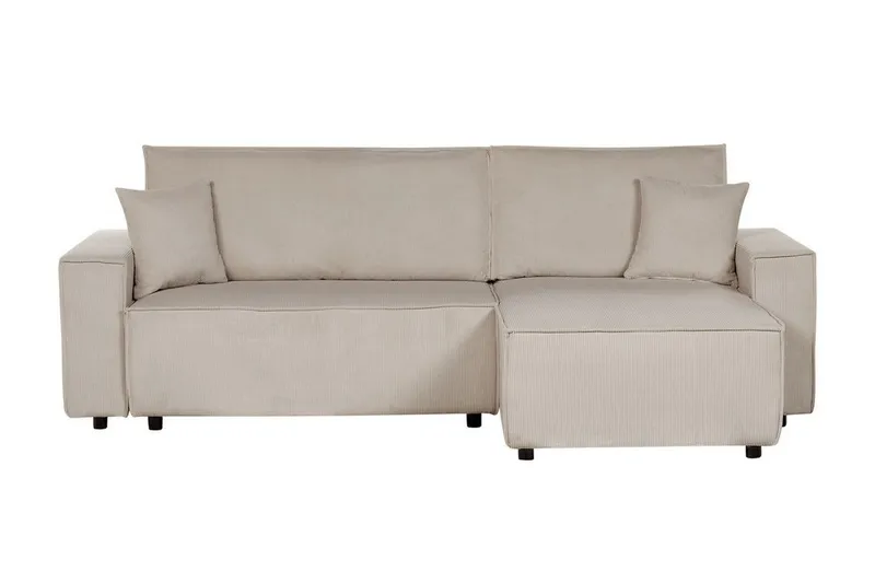 Dyshawn Kulmavuodesohva 2-istuttava, Beige/Musta