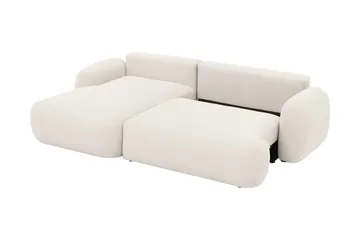 Efrem Vuodesohva Divaanilla 3-istuttava Bouclé - Beige - Huonekalut - Sohva - Vuodesohva