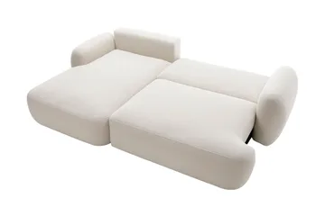 Efrem Vuodesohva Divaanilla 3-istuttava Bouclé - Beige - Huonekalut - Sohva - Vuodesohva