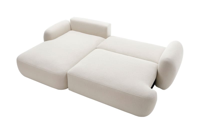 Efrem Vuodesohva Divaanilla 3-istuttava Bouclé - Beige - Huonekalut - Sohva - Vuodesohva