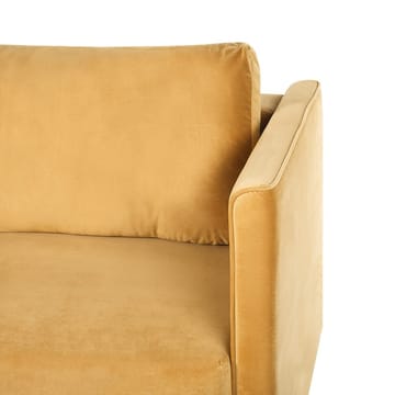 Eksjo 3-istuttava vuodesohva 146x203 cm säilytystilalla samettia - Keltainen - Huonekalut - Sohva - Vuodesohva - 3 istuttava vuodesohva