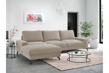 Emet Vuodesohva divaanilla 3-istuttava - Beige - Huonekalut - Sohva - Vuodesohva