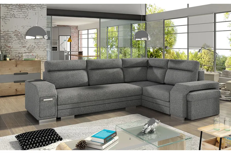 EMMETT Kulmavuodesohva - Huonekalut - Sohva - Vuodesohva