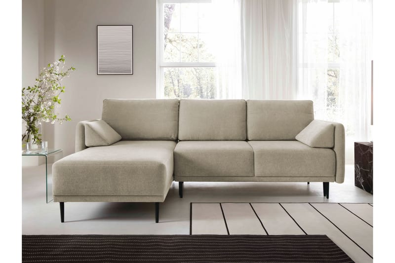 Enaya Vuodesohva 3-Istuttavalla Divaanilla - Beige - Huonekalut - Sohva - Vuodesohva