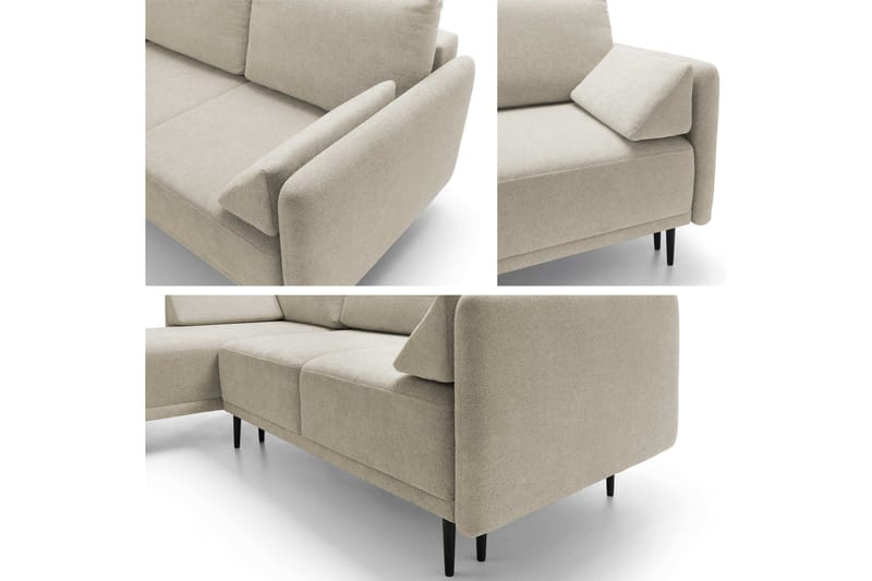 Enaya Vuodesohva 3-Istuttavalla Divaanilla - Beige - Huonekalut - Sohva - Vuodesohva