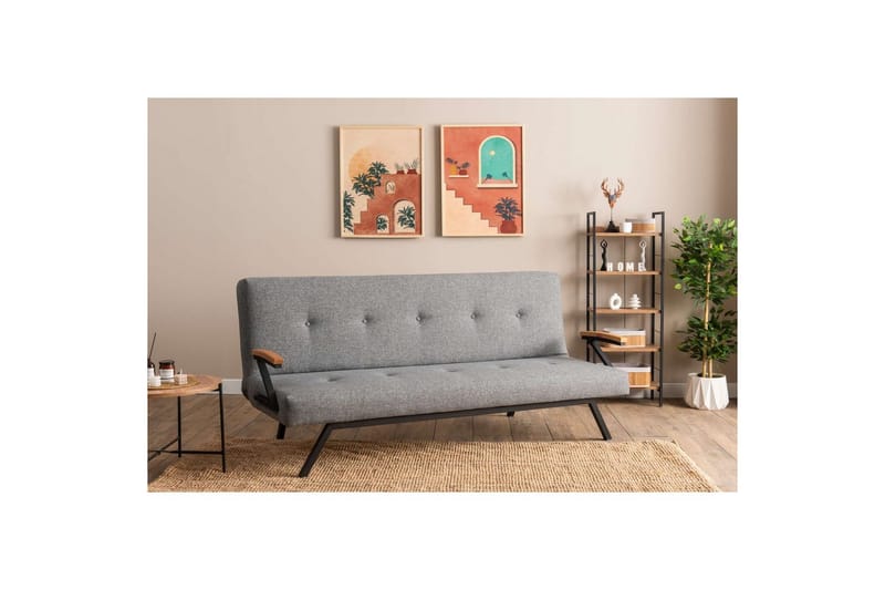 Fennor Vuodesohva 2-sits - Vaaleanharmaa - Huonekalut - Sohva - Vuodesohva