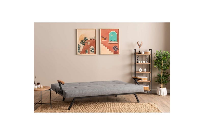 Fennor Vuodesohva 2-sits - Vaaleanharmaa - Huonekalut - Sohva - Vuodesohva