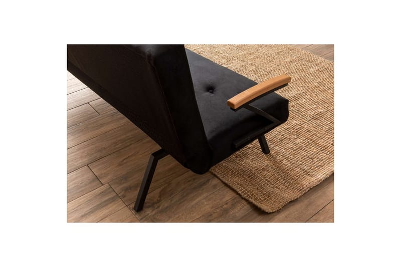 Fennor Vuodesohva 3-sits - Musta - Huonekalut - Sohva - Vuodesohva - 3 istuttava vuodesohva