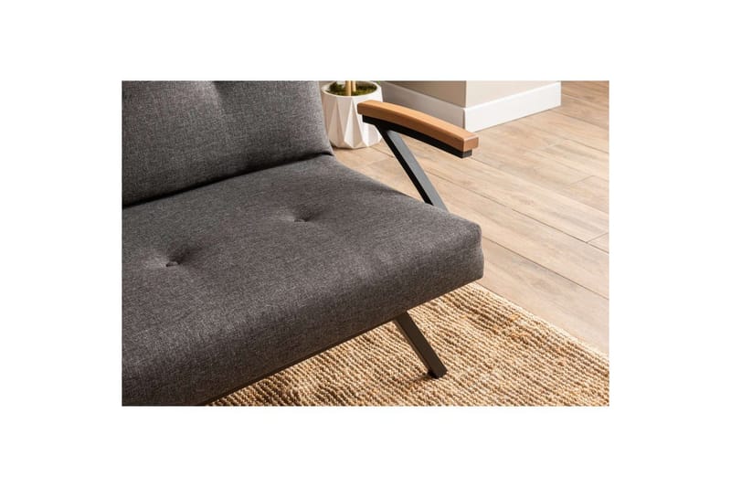 Fennor Vuodesohva 3-sits - Tummanharmaa - Huonekalut - Sohva - Vuodesohva - 3 istuttava vuodesohva