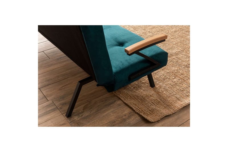 Fennor Vuodesohva 3-sits - Petrol Vihreä - Huonekalut - Sohva - Vuodesohva - 3 istuttava vuodesohva