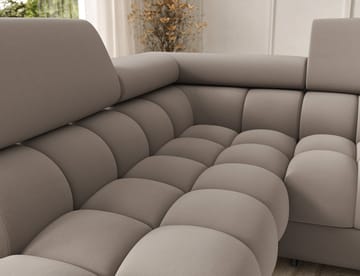 Feraria 6-istuttava Bubblig-vuodesohva divaanilla ja killa, säilytystila, vasen - Sola 18 - Huonekalut - Sohva - Vuodesohva