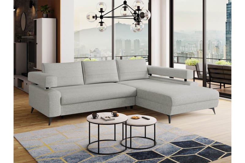 Fito Vuodesohva Divaanilla 3-istuttava - Harmaa - Huonekalut - Sohva - Vuodesohva