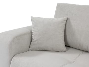Flo 3-istuttava vasen l-mallinen vuodesohva säilytystilalla bouclé-kankaalla - Beige - Huonekalut - Sohva - Vuodesohva