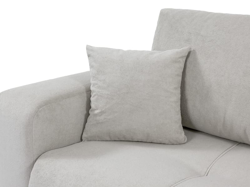 Flo 3-istuttava vasen l-mallinen vuodesohva säilytystilalla bouclé-kankaalla - Beige - Huonekalut - Sohva - Vuodesohva
