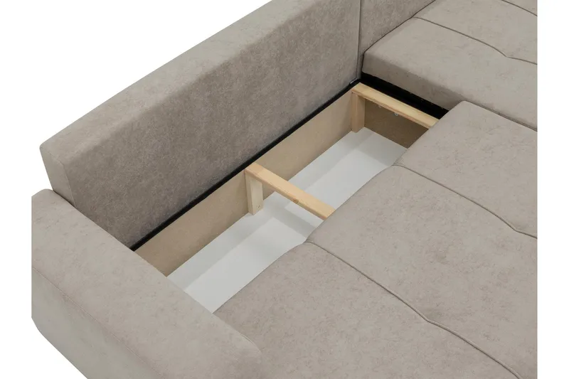 Flo Vuodesohva Divaanilla 3-istuttava - Harmaa - Huonekalut - Sohva - Vuodesohva