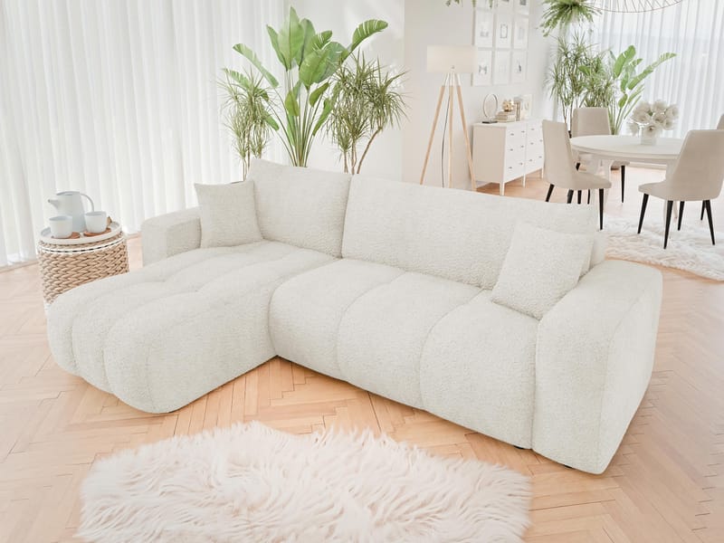 Flo Vuodesohva divaanilla 3istuttava - Beige - Huonekalut - Sohva - Vuodesohva