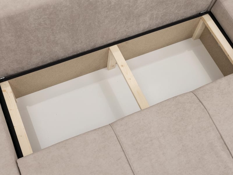 Flo Vuodesohva kaksoisdivaanilla 4istuttava - Valkoinen - Huonekalut - Sohva - Vuodesohva