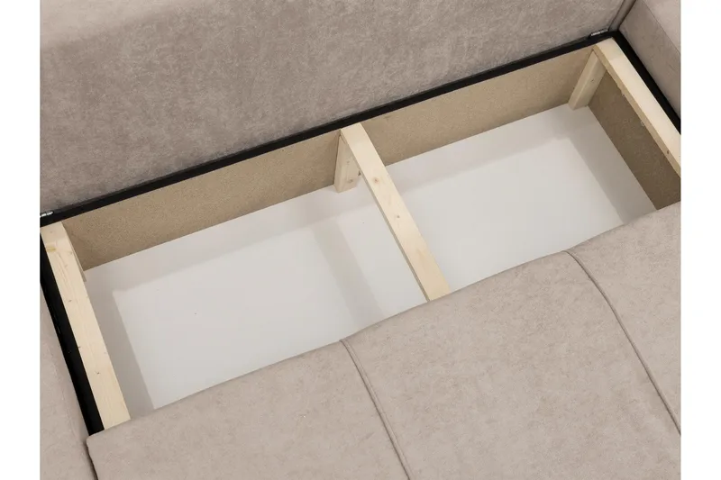 Flo Vuodesohva Tupladivaanilla 4-istuttava - Harmaa - Huonekalut - Sohva - Vuodesohva