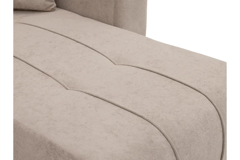 Flo Vuodesohva Tupladivaanilla 4-istuttava Plyysi - Valkoinen - Huonekalut - Sohva - Vuodesohva