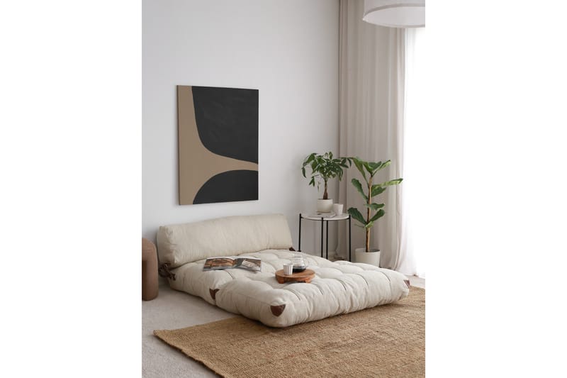 Fold Teddy Vuodesohva Cream - Kerma - Huonekalut - Sohva - Vuodesohva - 2 istuttava vuodesohva