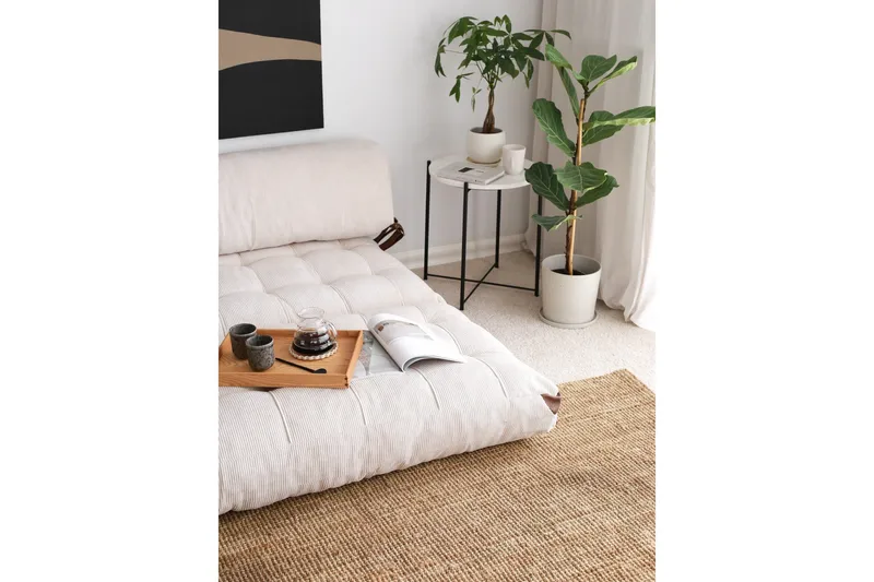 Fold Teddy Vuodesohva Valkoinen - Valkoinen - Huonekalut - Sohva - Vuodesohva - 2 istuttava vuodesohva