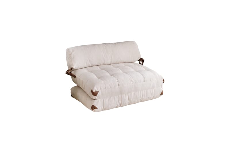 Fold Teddy Vuodesohva Valkoinen - Valkoinen - Huonekalut - Sohva - Vuodesohva - 2 istuttava vuodesohva
