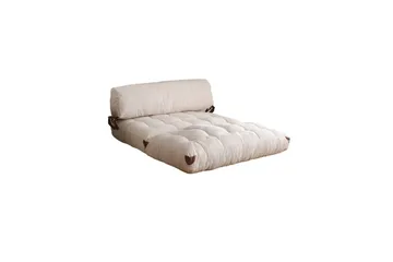 Fold Teddy Vuodesohva Valkoinen - Valkoinen - Huonekalut - Sohva - Vuodesohva - 2 istuttava vuodesohva