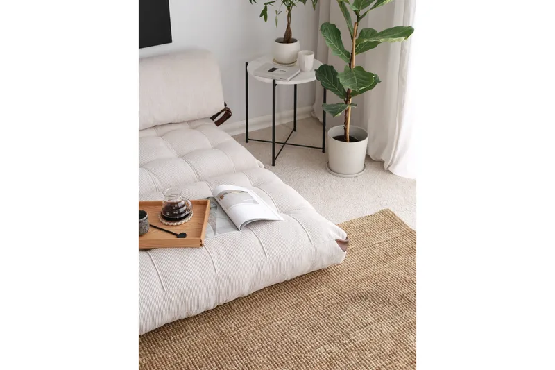 Fold Teddy Vuodesohva Valkoinen - Valkoinen - Huonekalut - Sohva - Vuodesohva - 2 istuttava vuodesohva