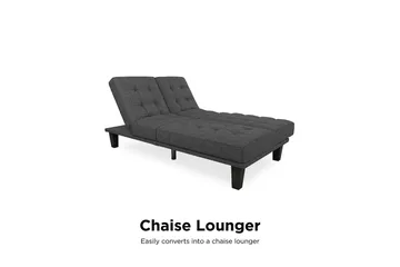 Futon Dexter Harmaa - Dorel Home - Huonekalut - Sohva - Vuodesohva - Futon - Futon sohva