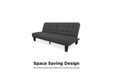 Futon Dexter Harmaa - Dorel Home - Huonekalut - Sohva - Vuodesohva - Futon - Futon sohva