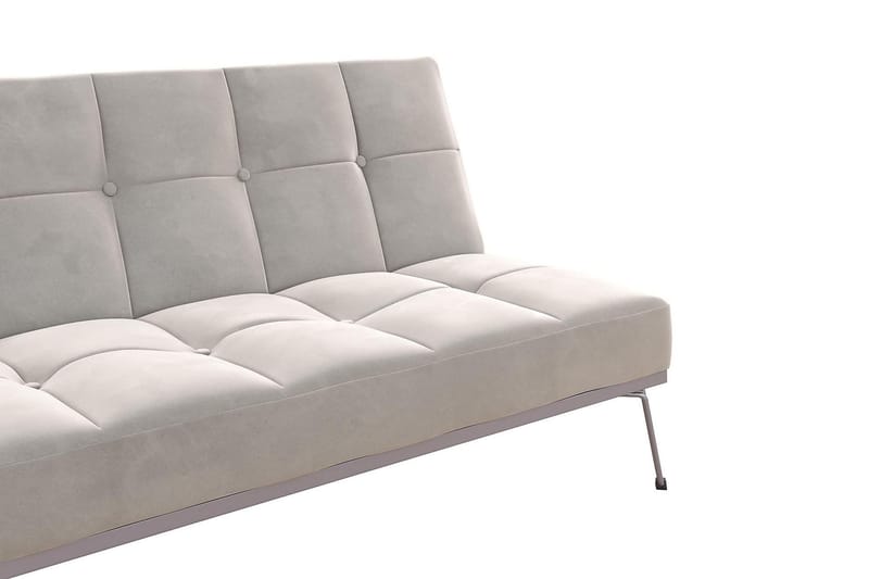 Futon Elle Sametti/Harmaa - Novogratz - Futon sohva