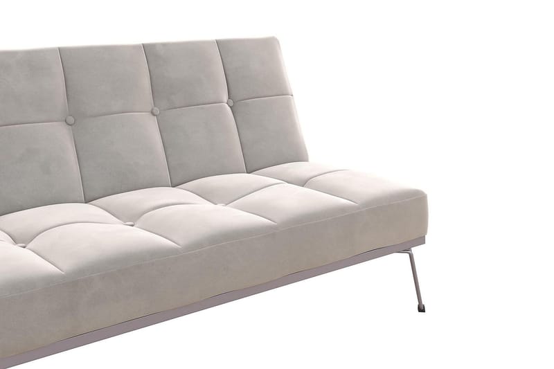 Futon Elle Sametti/Harmaa - Novogratz - Huonekalut - Sohva - Vuodesohva - Futon - Futon sohva