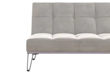Futon Elle Sametti/Harmaa - Novogratz - Huonekalut - Sohva - Vuodesohva - Futon - Futon sohva