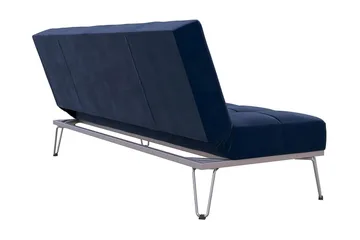 Futon Elle Sametti/Sininen - Novogratz - Huonekalut - Sohva - Vuodesohva - Futon - Futon sohva