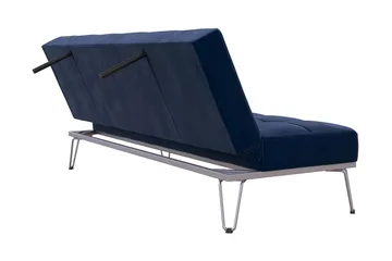 Futon Elle Sametti/Sininen - Novogratz - Huonekalut - Sohva - Vuodesohva - Futon - Futon sohva