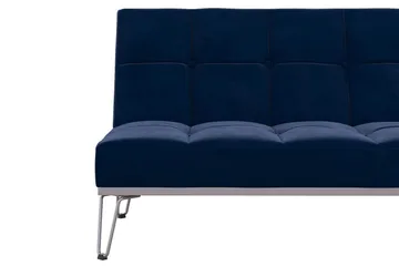 Futon Elle Sametti/Sininen - Novogratz - Huonekalut - Sohva - Vuodesohva - Futon - Futon sohva