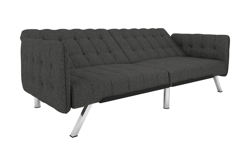 Futon Emily Pellavanharmaa - Dorel Home - Huonekalut - Sohva - Vuodesohva - Futon - Futon sohva