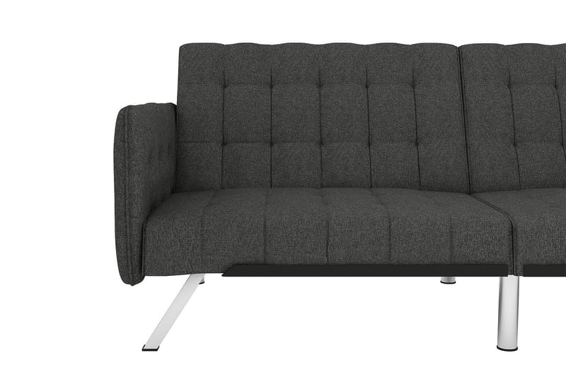 Futon Emily Pellavanharmaa - Dorel Home - Huonekalut - Sohva - Vuodesohva - Futon - Futon sohva