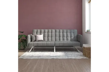 Futon Emily Pellavanharmaa - Dorel Home - Huonekalut - Sohva - Vuodesohva - Futon - Futon sohva