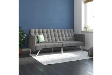 Futon Emily Pellavanharmaa - Dorel Home - Huonekalut - Sohva - Vuodesohva - Futon - Futon sohva