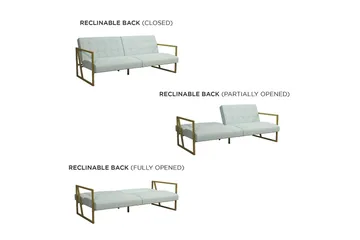 Futon Lexington Sinivihreä - Huonekalut - Sohva - Vuodesohva - Futon - Futon sohva