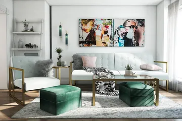 Futon Lexington Sinivihreä - Huonekalut - Sohva - Vuodesohva - Futon - Futon sohva