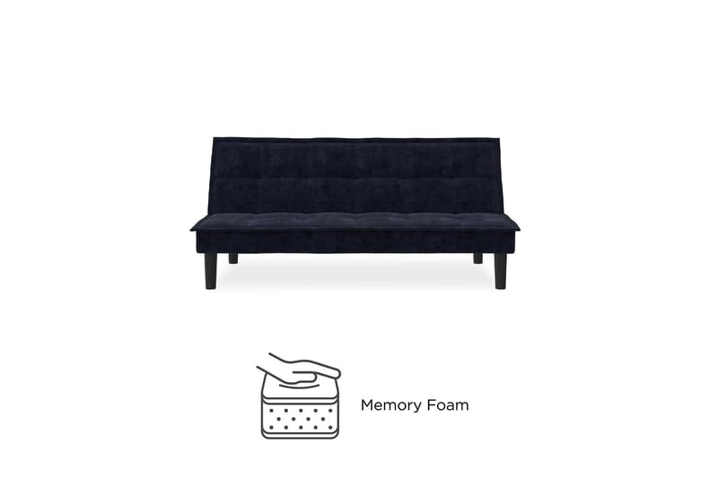 Futon Otis Sininen - Dorel Home - Huonekalut - Sohva - Vuodesohva - Futon - Futon sohva