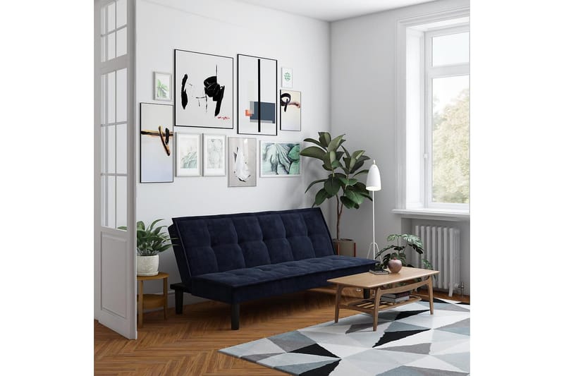 Futon Otis Sininen - Dorel Home - Huonekalut - Sohva - Vuodesohva - Futon - Futon sohva
