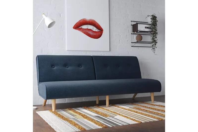 Futon Palm Springs Sininen - Novogratz - Huonekalut - Sohva - Vuodesohva - Futon - Futon sohva