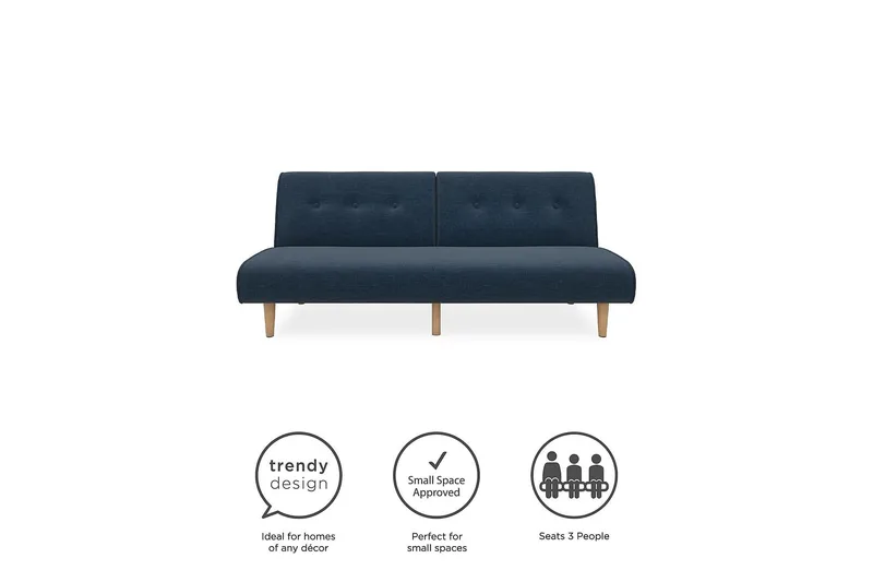 Futon Palm Springs Sininen - Novogratz - Huonekalut - Sohva - Vuodesohva - Futon - Futon sohva