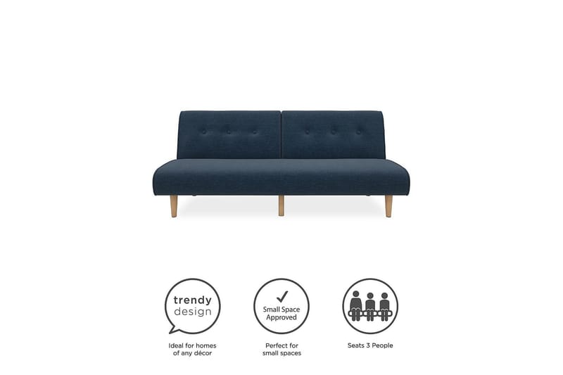 Futon Palm Springs Sininen - Novogratz - Huonekalut - Sohva - Vuodesohva - Futon - Futon sohva